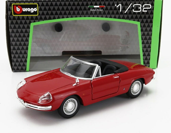 ALFA ROMEO デュエット 1600 スパイダー オープン 1966 レッド/ Bburago 1/32 模型