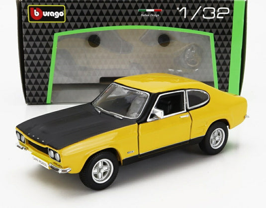FORD ENGLAND カプリ RS 2600 クーペ 1970 イエロー ブラック/ Bburago 1/32 模型