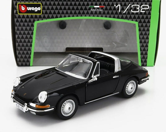 PORSCHE 911 タルガ スパイダー 1967 ブラック/ Bburago 1/32 模型