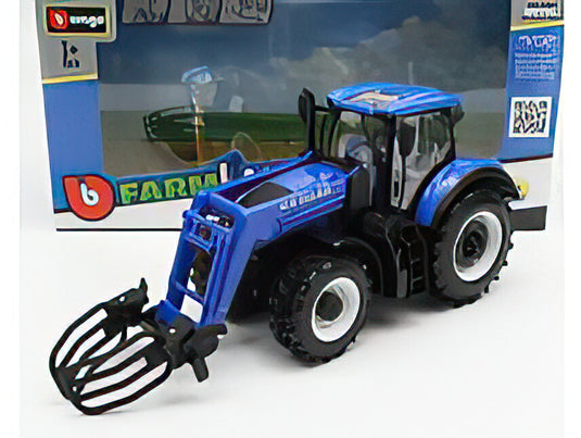 NEW HOLLAND T7.315 TRACTOR 2009 BLUE/Bburago 1/32ミニカー