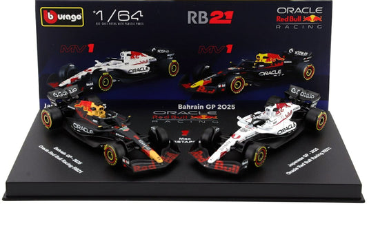 【予約】 RED BULL- SET F1  2X RB21 TEAM ORACLE RED BULL RACING N 1 SEASON 2025 MAX VERSTAPPEN + WINNER JAPAN GP 20