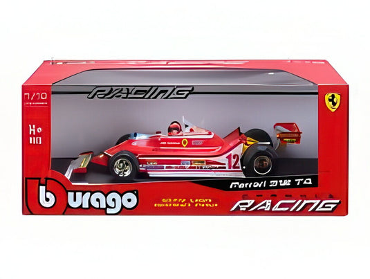 【予約】12月以降発売予定フェラーリ F1 312T4 N 12 ワトキンズ グレン GP USA 優勝 (パイロットフィギュア レインホイール付き) 1979 ジル ヴィルヌーヴ レッド/ Bburago 1/18 海外限定ミニカー