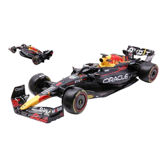 Red Bullレッドブル RB19 No.1 2023 アブダビGP優勝 マックスフェルスタッペン ワールドチャンピオン / Bburago 1/18 ミニカー