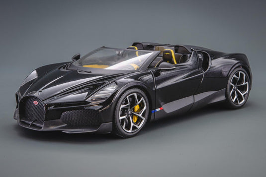 Bugattiブガッティ W16 Mistral Cabriolet ブラック /Bburagoブラゴ 1/18 ダイキャスト ミニカー