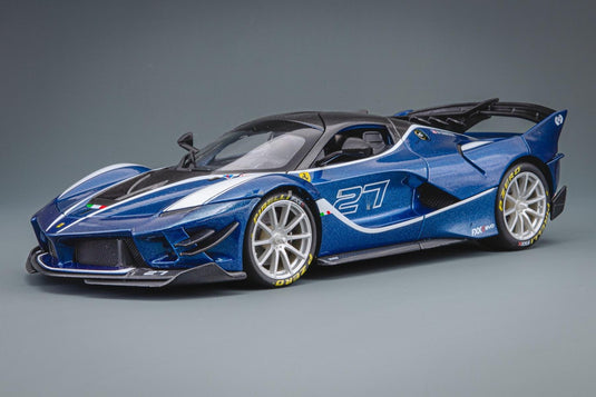 Ferrariフェラーリ FXX K Evo 2018 blue metallic decorated /Bburagoブラーゴ 1/18 ダイキャストミニカー