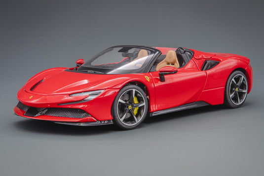 Ferrariフェラーリ SF90 Stradale Hybrid Spider 2020 レッド /Bburagoブラゴ 1/18 ダイキャスト ミニカー