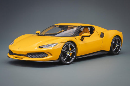 Ferrariフェラーリ 296 GTB 2023 イエロー /Bburagoブラーゴ 1/18 ダイキャストミニカー