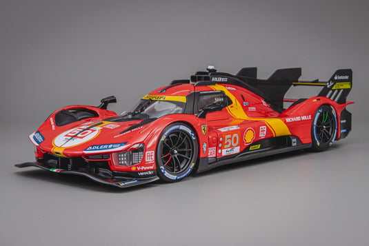 Ferrariフェラーリ 499P No 50 AF Corse 24h Le Mans 2023 A Fuoco M Molina N Nielsen /Bburagoブラーゴ 1/18 ダイキャストミニカー