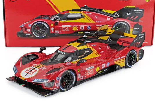 Ferrariフェラーリ 499P #51 24時間ルマン 2024 Pier Guidi Calado Giovinazzi 海外限定 / Bburago 1/18 ミニカー
