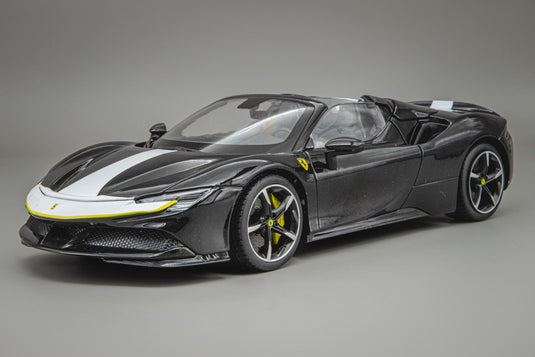 Ferrariフェラーリ SF90 Stradale Spider 2019 black white /Bburagoブラーゴ 1/18 ミニカー