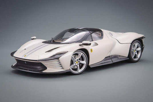 Ferrariフェラーリ Daytona SP3 ホワイト ブラック /Bburagoブラゴ 1/18 ダイキャスト ミニカー