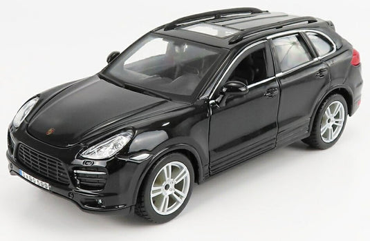 Porscheポルシェ Cayenneカイエン Turboターボ 2010 ブラック / Bburago 1/24 ミニカー