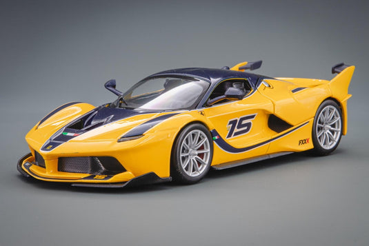 Ferrariフェラーリ FXX K 2015 イエロー ブラック /Bburagoブラーゴ 1/24 ダイキャストミニカー