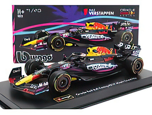 RED BULL F1 RB19 TEAM ORACLE RED BULL RACING N 1 F1 RB19 TEAM ORACLE RED BULL RACING N 1 WORLD CHAMPION WINNER MIAMI GP 2023 MAX VERSTAPPEN MATT BLUE/Bburago 1/43ミニカー シグネチャーシリーズ