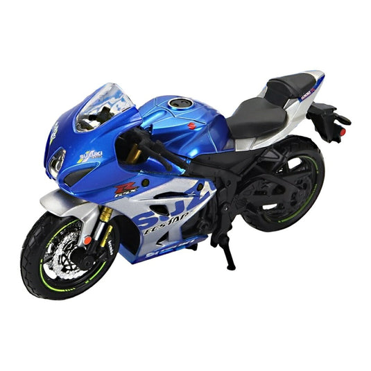 SUZUKIスズキ GSX R1000 R 2021 BLUE SILVERブルーシルバー / Bburago 1/18 ミニカー