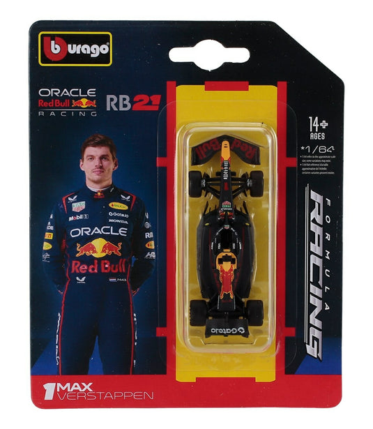 【予約】 Red Bullレッドブル F1 RB21 2025 TEAM ORACLE RED BULL RACING No.1 MAX VERSTAPPEN ブルーイエローレッド / Bburago 1/64 ミニカー