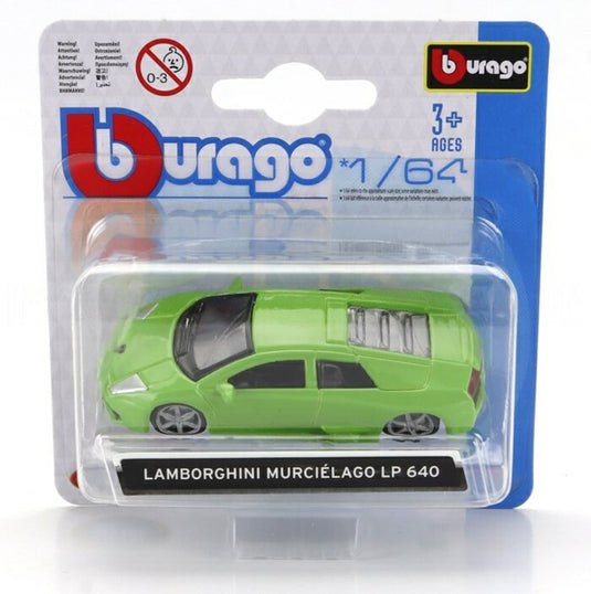 Lamborghiniランボルギーニ MURCIELAGOムルシエラゴ LP640 2005 GREENグリーン / Bburago 1/64 ミニカー