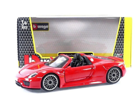 ポルシェ 918 スパイダー 2015 レッド / Bburago 1/24 ミニカー