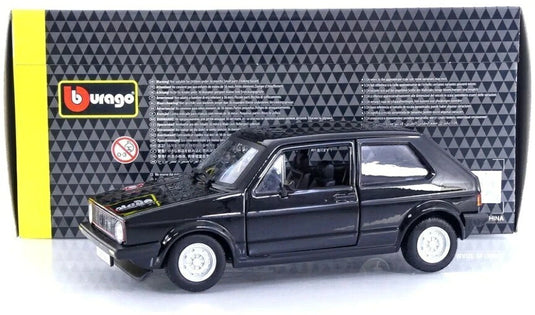 フォルクスワーゲン ゴルフ Mk I 1979 ブラック / Bburago 1/24 ミニカー