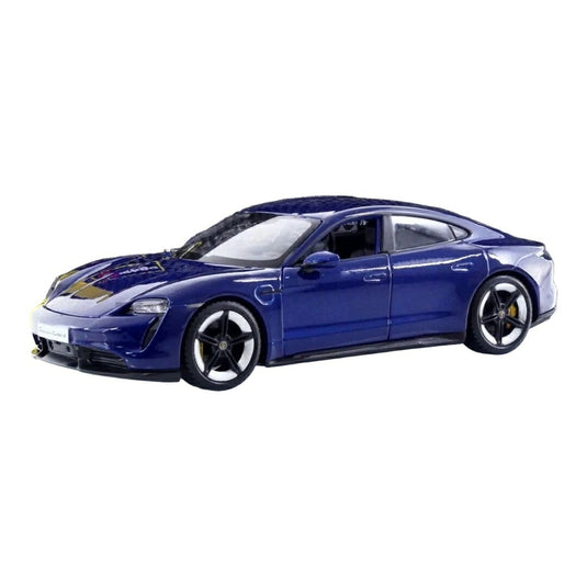 ポルシェ タイカン ターボ S ブルー / Bburago 1/24 ミニカー