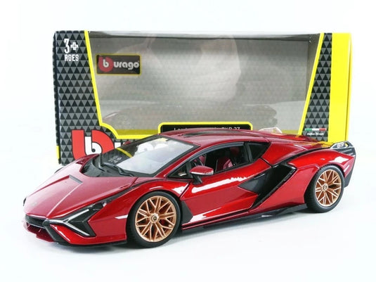 ランボルギーニ シアン FKP 37 2019 レッド / Bburago 1/24 ミニカー