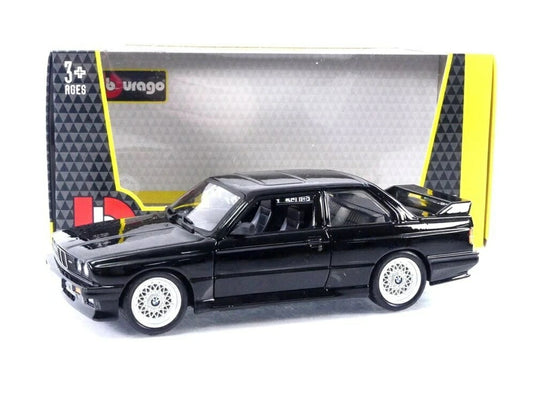 BMW M3 E30 1988 ブラック / Bburago 1/24 ミニカー