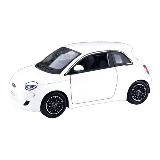 フィアット 500e 2023 ホワイト / Bburago 1/24 ミニカー
