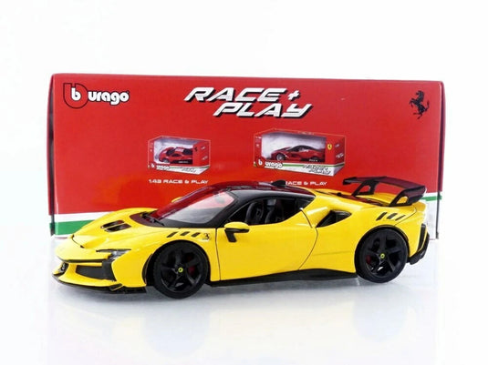 フェラーリ SF90 XX ストラダーレ 2020 イエロー / Bburago 1/24 ミニカー