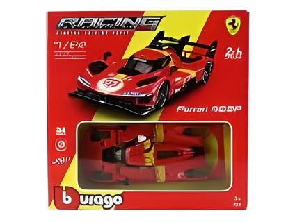 【予約】FERRARIフェラーリ 499P 3.0L TURBO V6 TEAM FERRARIフェラーリAF CORSE N 51 WINNER 24h LE MANS 2023 ALESSANDRO PIER GUIDI  JAMES CALADO  ANTONIO GIOVINAZZI  RED YELLOW BLACK/BURAGO 1/24ミニカー