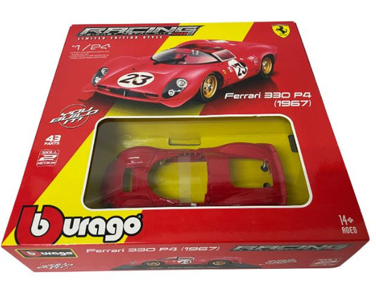 FERRARIフェラーリ 330 P3 4.0L V12 SPIDER TEAM FERRARIフェラーリSPA SEFAC N 23 WINNER 24h DAYTONA 1967 LORENZO BANDINI  CHRIS AMON  RED/BURAGO 1/24ミニカー モデルキット