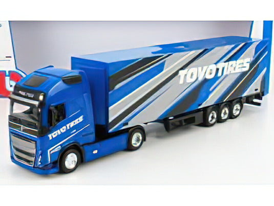 VOLVO  FH16 XL 750 EURO 6 CAB TRUCK TOYO TIRES 2018  BLUE GREY/BURAGO 1/43ミニカー