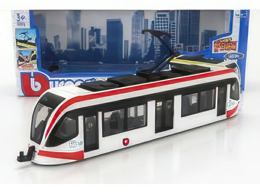 TRAM 路面電車 AUTOBUS ホワイト/レッド/ブラック/BURAGO 1/50ミニカー