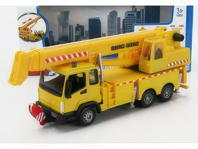 MAN トラック クレーン BBRG3000 3軸 2010年モデル イエロー/BURAGO 1/43ミニカー