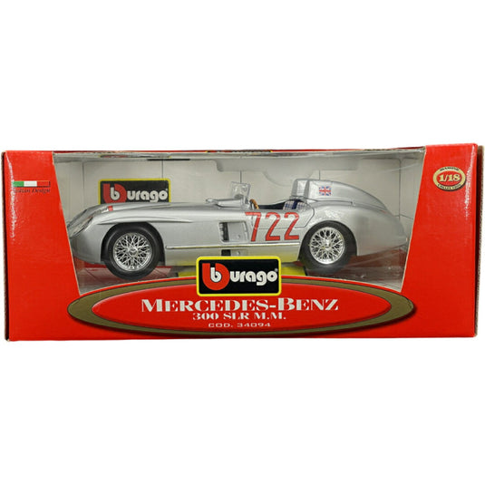 Mercedes-Benzメルセデスベンツ 300 SLR No.722 1955 ミッレミリア優勝 Moss/Jenkinson / Bburago 1/18 ミニカー