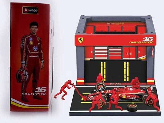 フェラーリ SF-24 ピットパス ジオラマ プレイセット 2024