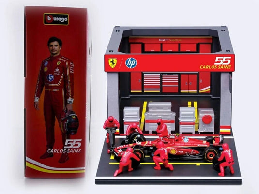 フェラーリ SF-24 ピットパス ジオラマプレイセット