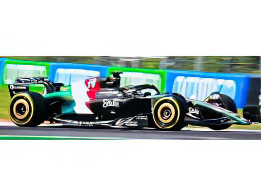 ALFA ROMEO - F1 C43 TEAM STAKE N 24 MONZA ITALY GP 2023 GUANYU ZHOU  フィギュア付き BLACK RED WHITE GREEN/BURAGO 1/43ミニカー