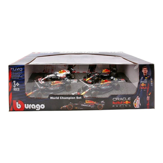 Red Bull レッドブル レーシング ワールドチャンピオンセット RB16B #33 RB18 #1 RB19 #1 RB19 #11 / Bburago 1/43 ミニカー