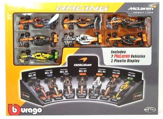 McLarenマクラーレン F1 2022-2024 7台セット ミニカーコレクション / Bburago 1/43 ミニカー