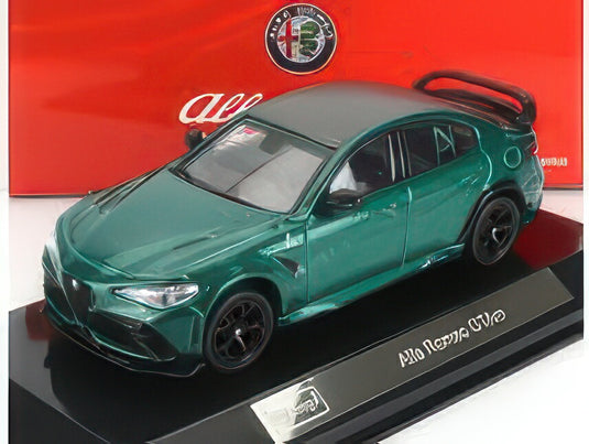 ALFA ROMEO GIULIA GTAm 2020 VERDE MONTREAL GREEN MET/BBurago 1/43ミニカー 海外限定