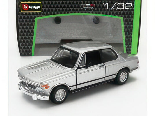 BMW 2002tii 1972年モデル シルバー/BURAGO 1/32ミニカー
