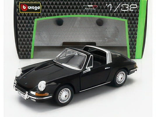 PORSCHE 911 タルガ スパイダー 1967年モデル ブラック/BURAGO 1/32ミニカー