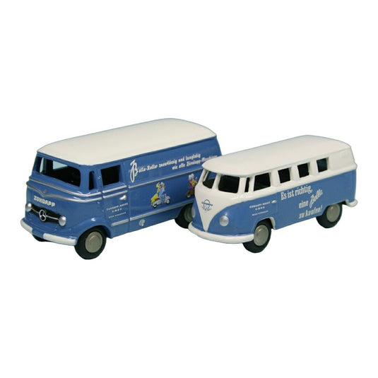 BUB Jahresedition 2004 Zuendapp Bella Werbewagen 1000台限定 / BUB 1/87 ミニカー