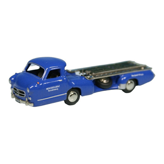 Mercedes Benzメルセデスベンツ Streamline Race-car-transporter Blaues Wunder ブルー / BUB 1/87 ミニカー