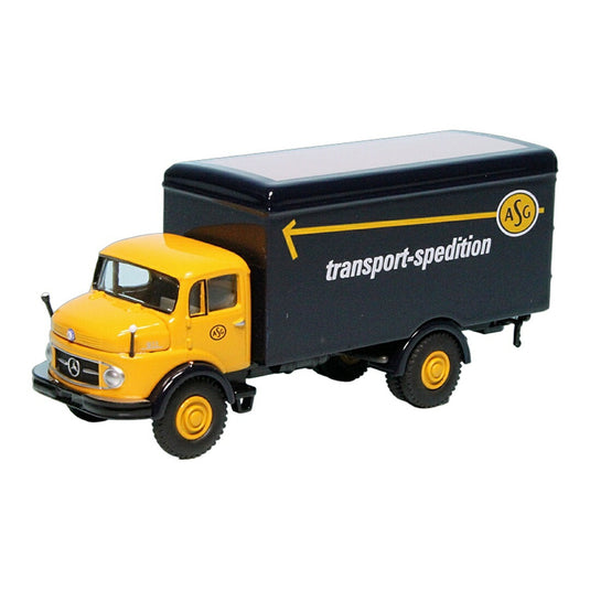 Mercedes Benzメルセデスベンツ L911 ボックスタイプ ASG Transport-Spedition 750台限定 / BUB 1/87 ミニカー