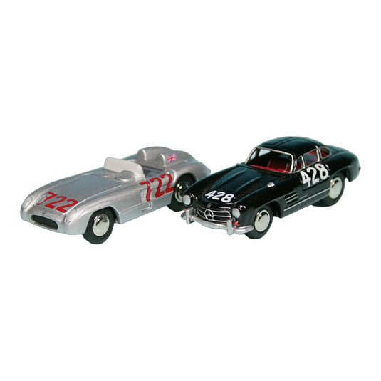 Mercedes Benzメルセデスベンツ Techno Classica 2005 / Mille Miglia 1955 セット 500台限定 / BUB 1/87 ミニカー