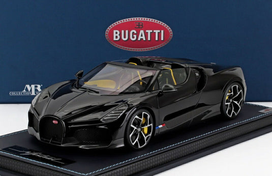 BUGATTI MISTRAL W16 2023 ショーケース付 ブラック/ MR Collection 1/18 399台限定ミニカー