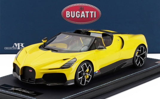 BUGATTI MISTRAL W16 2023 イエロー/ MR Collection 1/18 99台限定ミニカー