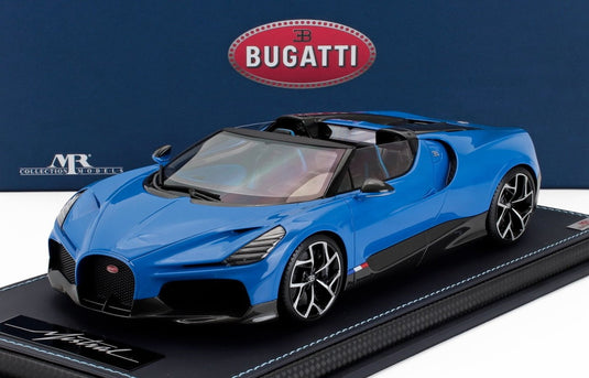 BUGATTI MISTRAL W16 2023 ブルー/ MR Collection 1/18 249台限定ミニカー