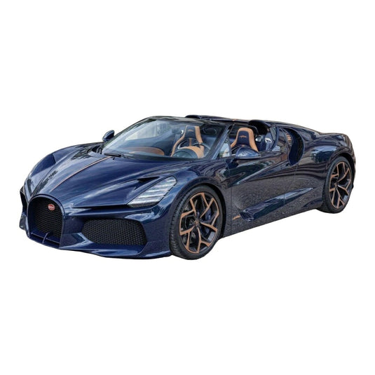 【予約】2027年発売予定 Bugattiブガッティ W16 Mistral 2023 ブルーカーボン ディスプレイケース付 / MR Collection 1/18 ミニカー